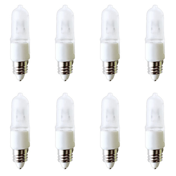 Candex Lighting 50 Watt T4 Halogen Dimmable Light Bulb E11/Mini